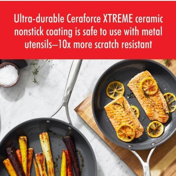 Zwilling Clad CFX Ceramic Non-Stick 8" Fry Pan - Picture 4 of 13